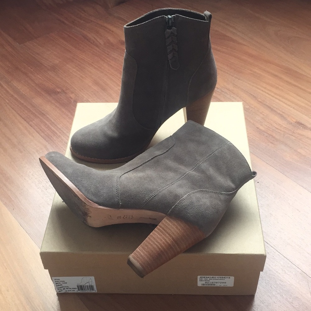Joie Gently Used Dalton Charcoal Bootie Sz 39.5